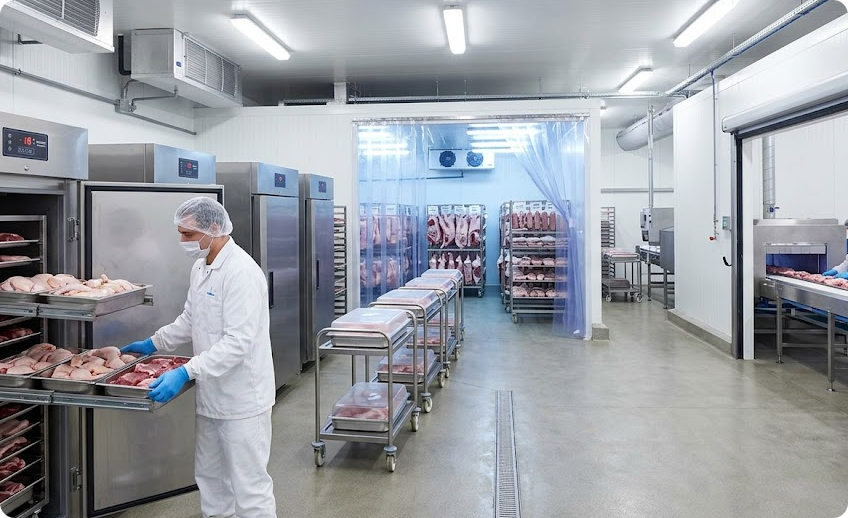 Rapid blast chilling that keeps meat safe and compliant
