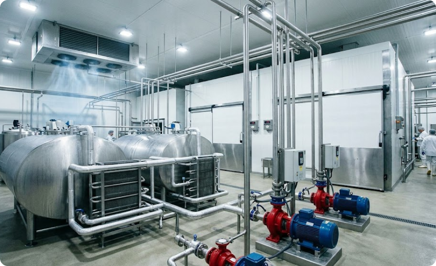 Refrigeration Solutions for Dairy Processing