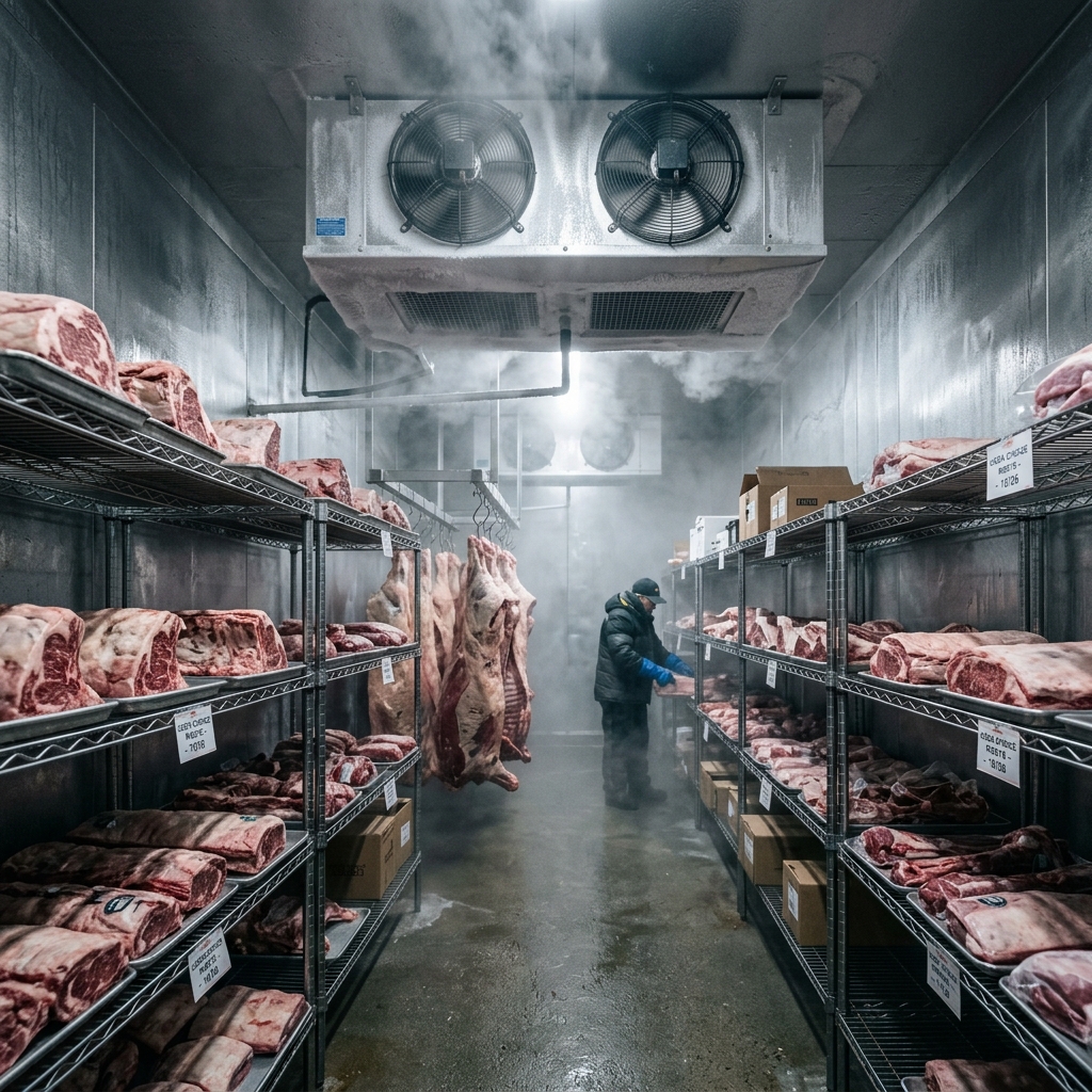 Industrial walk-in cold room