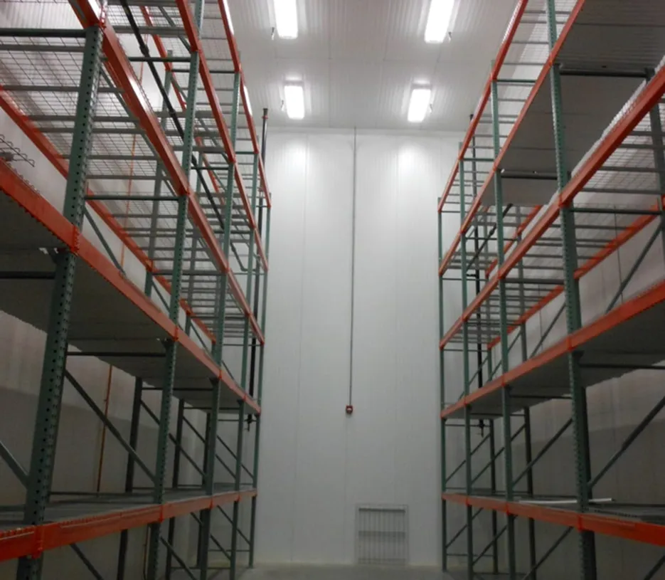 High-Density Racked Cold Storage