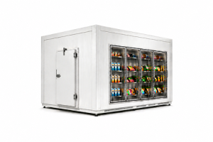 10′×10′×8′-2″H_Glass_Door_Walk-In_Cooler