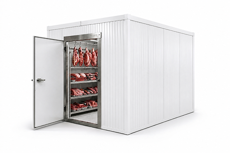 10′ × 10′ × 8′-2″ H Walk-In Cooler For Meat