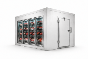10′×10′×8′H_Glass_Door_Walk-In_Freezer