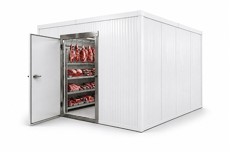 10′ × 10′ × 8′ H Walk-In Cooler For Meat