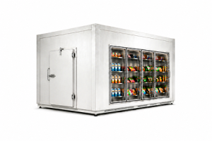10′×12′×8′H_Glass_Door_Walk-In_Cooler