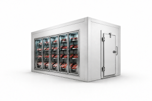 10′×8′×8′H_Glass_Door_Walk-In_Freezer