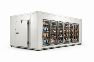 12′×12′×8′H_Glass_Door_Walk-In_Cooler