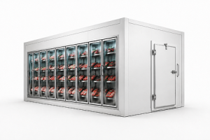 12′×12′×8′H_Glass_Door_Walk-In_Freezer