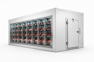 12′×8′×8′H_Glass_Door_Walk-In_Freezer