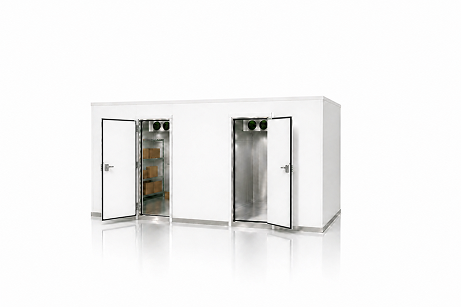 6′ × 16′ × 8′ H Combo Walk-In Cooler