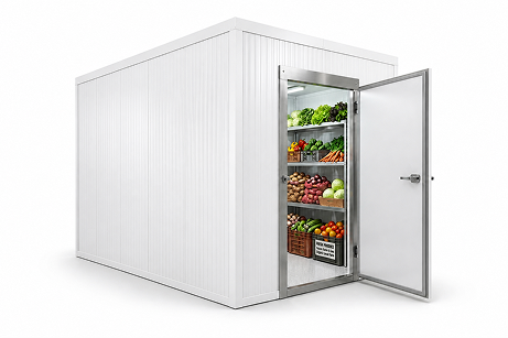 7′ × 10′ × 8′ H Walk-In Cooler For Vegetables