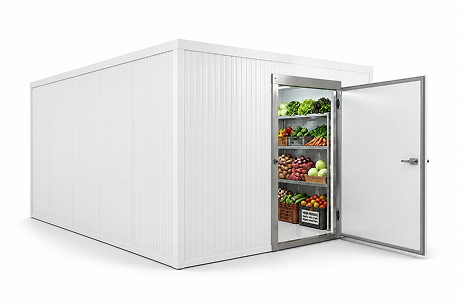 7′ × 12′ × 8′ H Walk-In Cooler For Vegetables