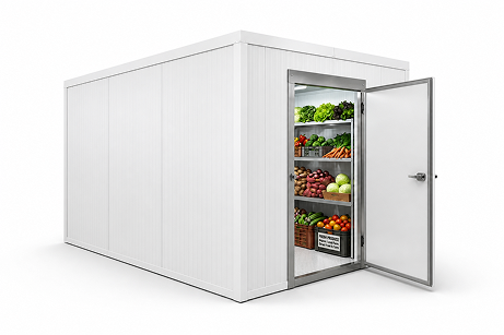 8′ × 10′ × 8′-2″ H Walk-In Cooler For Vegetables