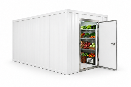8′ × 12′ × 8′-2″ H Walk-In Cooler For Vegetables