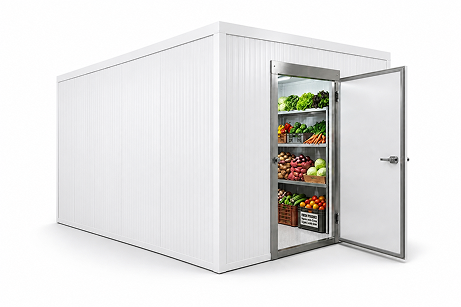 8′ × 12′ × 8′ H Walk-In Cooler For Vegetables