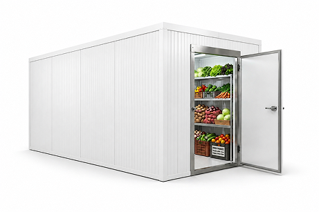 8′ × 15′ × 8′-2″ H Walk-In Cooler For Vegetables