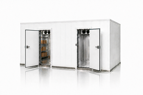 8′ × 16′ × 8′ H Combo Walk-In Cooler