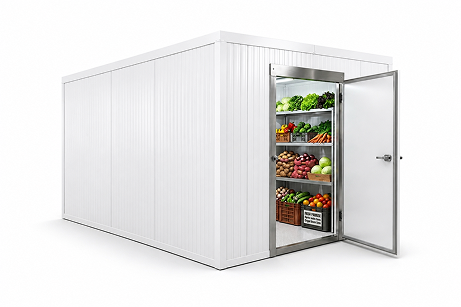 8′ × 18′ × 8′-2″ H Walk-In Cooler For Vegetables