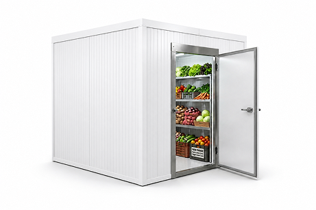 8′ × 8′ × 8′-2″ H Walk-In Cooler For Vegetables