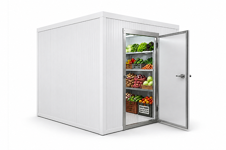 8′ × 8′ × 8′ H Walk-In Cooler For Vegetables