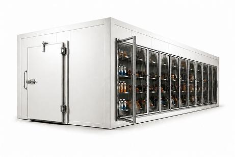 Glass Doors Walk-In Cooler Hover