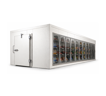 Glass Doors Walk-In Cooler